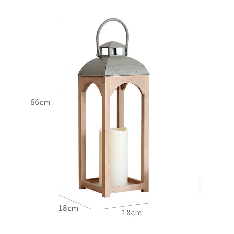 Decorative Wooden Lantern Small | Thrascher