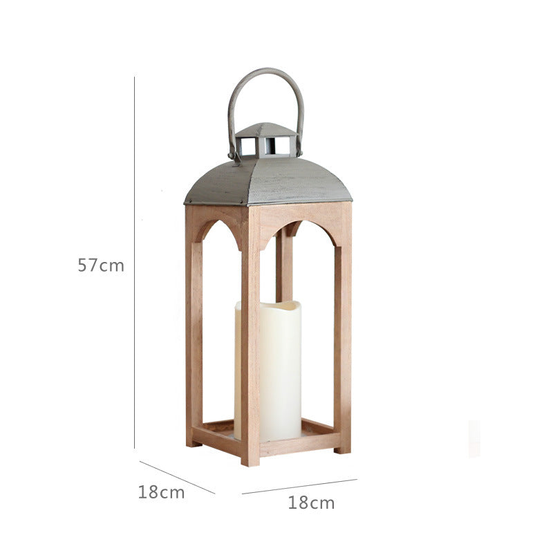 Decorative Wooden Lantern Small | Thrascher