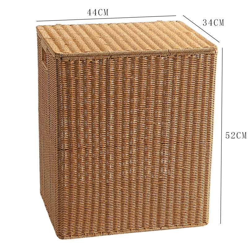 Decorative Woven Laundry Basket | Thrascher