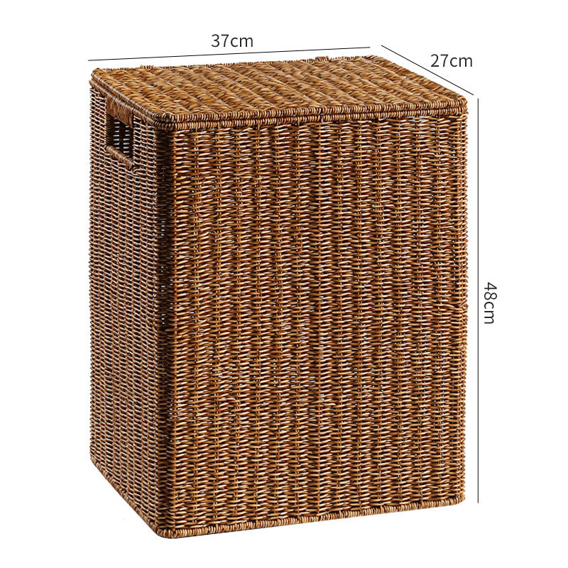 Decorative Woven Laundry Basket | Thrascher