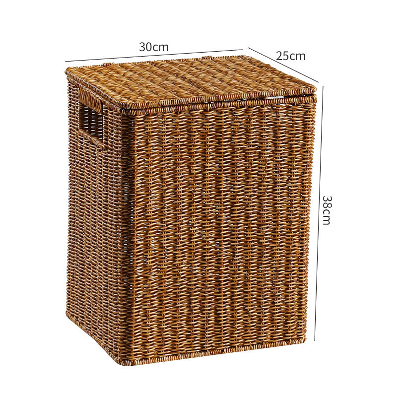 Decorative Woven Laundry Basket | Thrascher