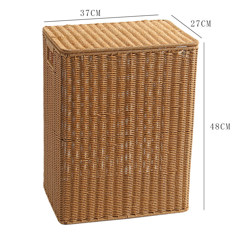 Decorative Woven Laundry Basket | Thrascher