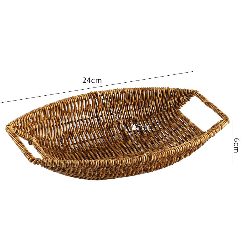 Decorative Woven Serving Bowl | Thrascher