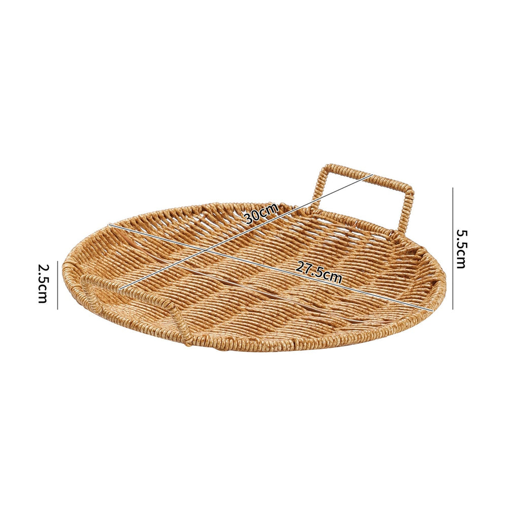 Decorative Woven Serving Bowl | Thrascher