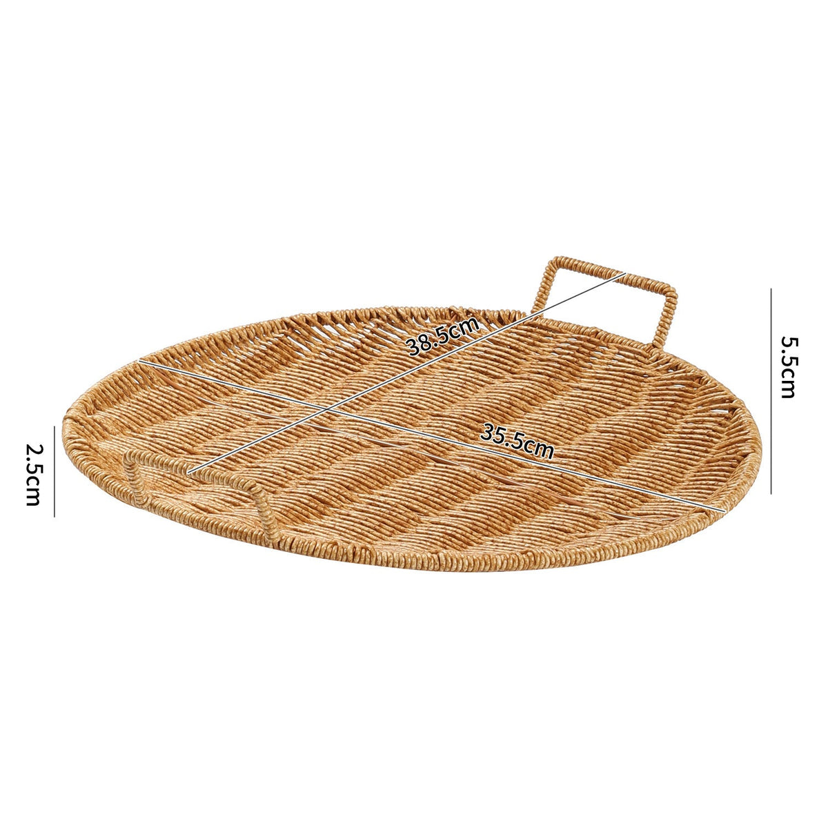 Decorative Woven Serving Bowl | Thrascher