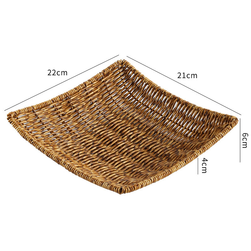 Decorative Woven Serving Bowl | Thrascher