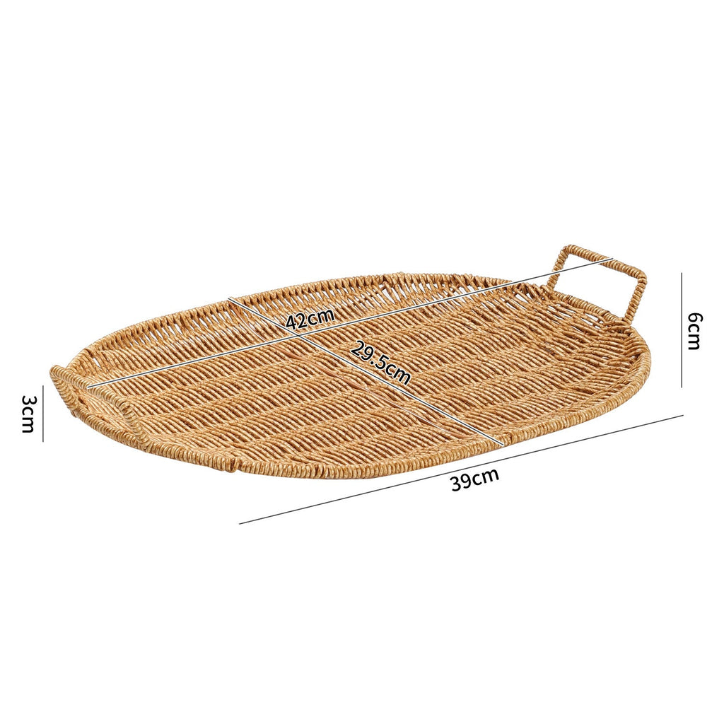 Decorative Woven Serving Bowl | Thrascher