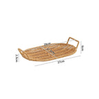 Decorative Woven Serving Bowl | Thrascher