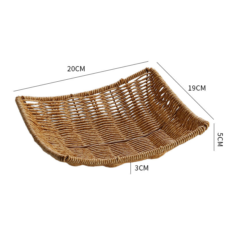 Decorative Woven Serving Bowl | Thrascher