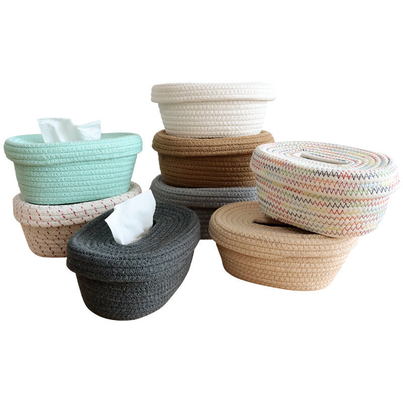 Decorative Woven Tissue Basket | Thrascher