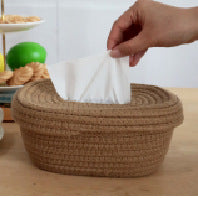 Decorative Woven Tissue Basket | Thrascher