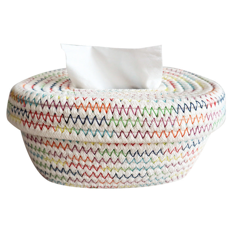 Decorative Woven Tissue Basket | Thrascher
