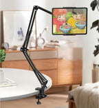 360° Rotatable Tablet Stand with Adjustable Aluminum Alloy Arm