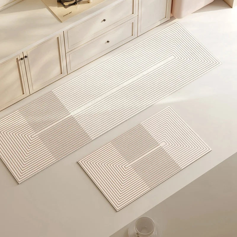 Diatomite Kitchen & Bath Mat, Velvet Surface, Rubber Backing, view 6