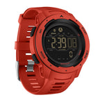 Digital Pedometer Watch with 45mm Resin Case and Rubber Band