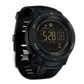 Digital Pedometer Watch with 45mm Resin Case and Rubber Band