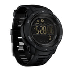 Digital Pedometer Watch with 45mm Resin Case and Rubber Band