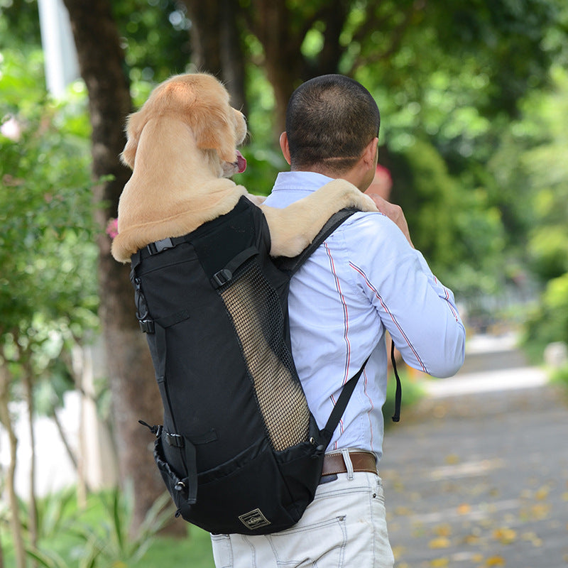 Dog Carrier Backpack with Safety Strap and Storage Pockets for 1–25 kg Dogs, view 10