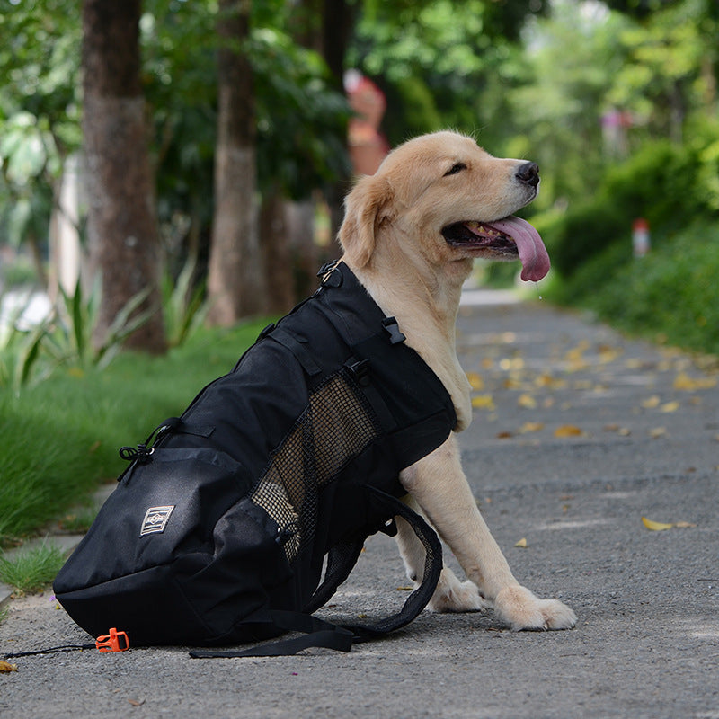 Dog Carrier Backpack with Safety Strap and Storage Pockets for 1–25 kg Dogs, view 6