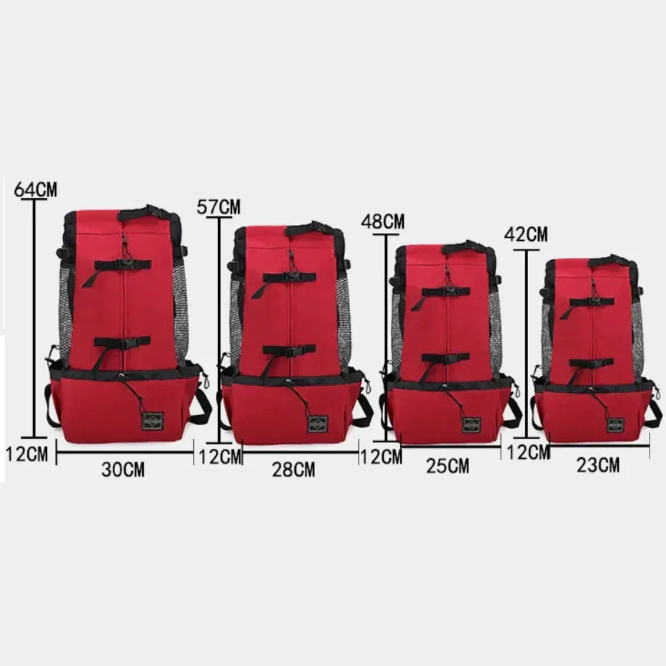 Dog Carrier Backpack with Safety Strap and Storage Pockets for 1–25 kg Dogs, view 7