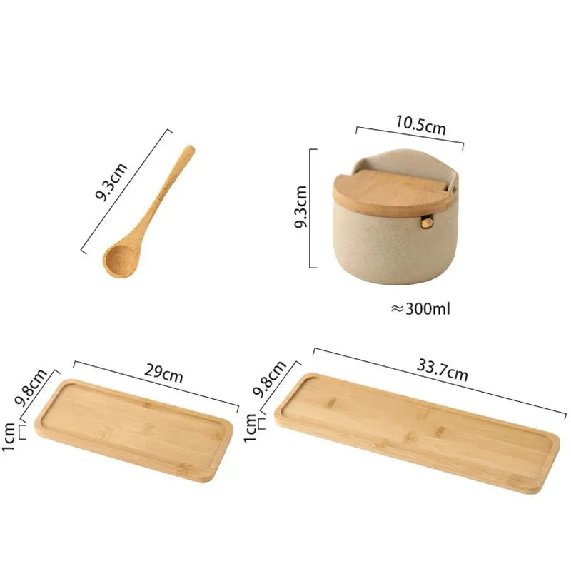Dorstia Ceramic Seasoning Jar Set
