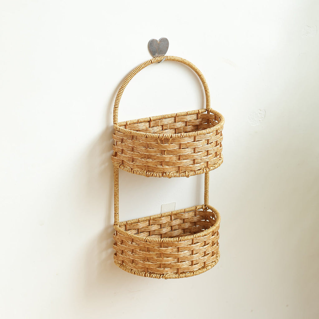 Double Layer Woven Storage Container | Thrascher