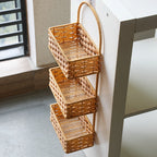 Double Layer Woven Storage Container | Thrascher