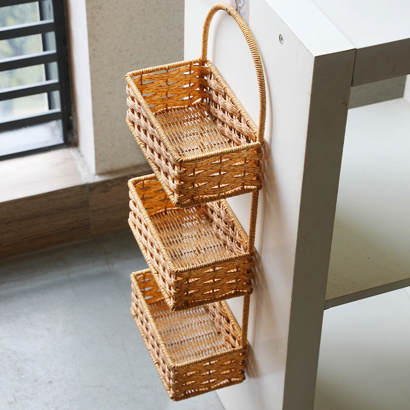 Double Layer Woven Storage Container | Thrascher