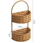 Double Layer Woven Storage Container | Thrascher