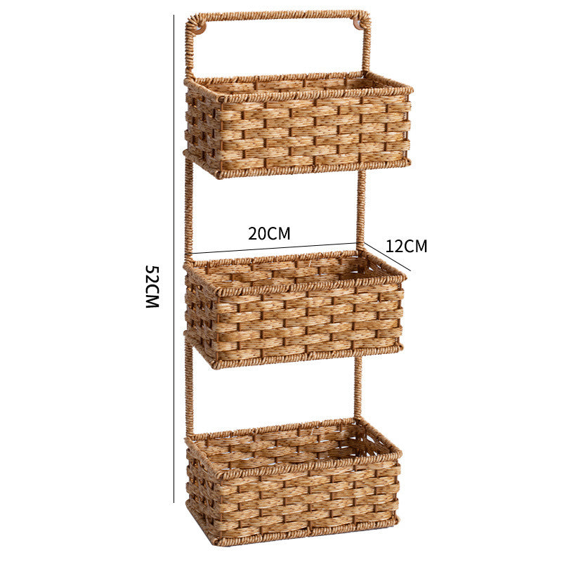 Double Layer Woven Storage Container | Thrascher