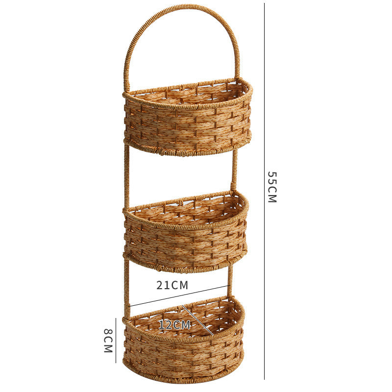Double Layer Woven Storage Container | Thrascher