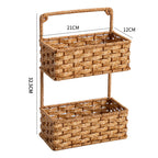 Double Layer Woven Storage Container | Thrascher