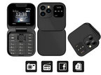 i16 Pro Foldable Dual-SIM Phone with 1.77-Inch HD Screen and TF Card Slot