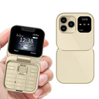 i16 Pro Foldable Dual-SIM Phone with 1.77-Inch HD Screen and TF Card Slot