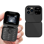 i16 Pro Foldable Dual-SIM Phone with 1.77-Inch HD Screen and TF Card Slot