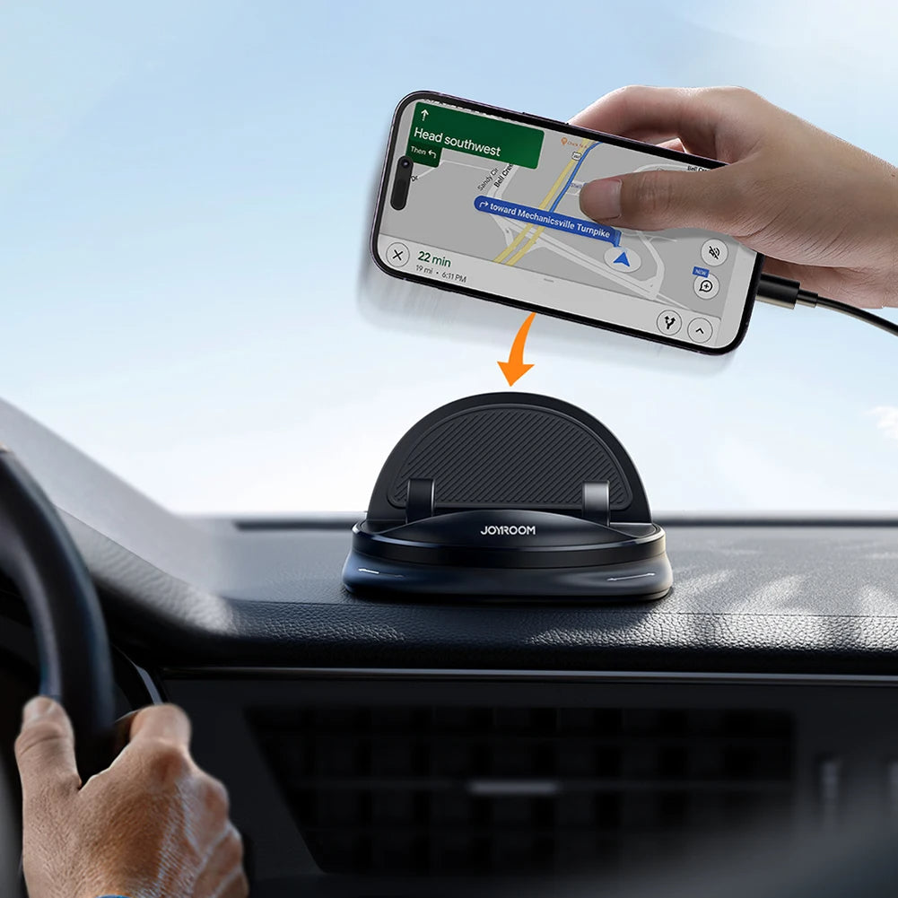 360° Rotating Car Phone Holder for Dashboard or Air Vent