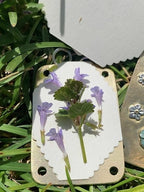 Mini Flower Press, 35 × 50 mm, Silver Sheet and Brass Details