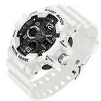 Digital Watch with Resin Case and Band, 54.6 mm Dial