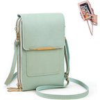 RFID-Blocking Crossbody Phone Wallet Bag for Phones Up to 6.7 in