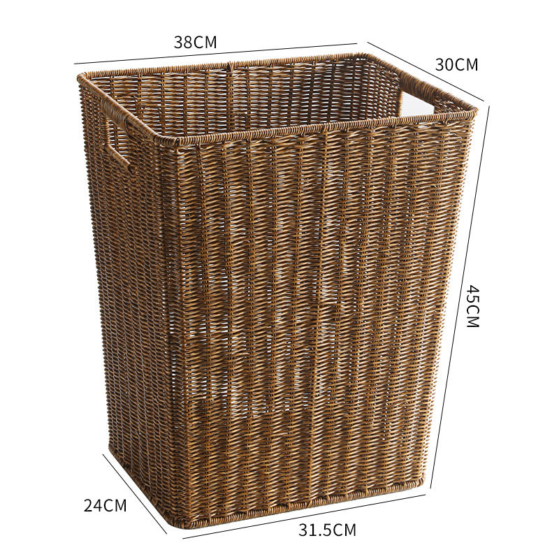 Eco-Friendly Woven Storage Basket Light Brown | Thrascher