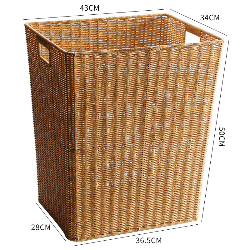 Eco-Friendly Woven Storage Basket Light Brown | Thrascher