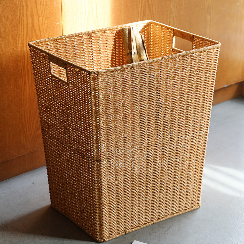Eco-Friendly Woven Storage Basket Light Brown | Thrascher