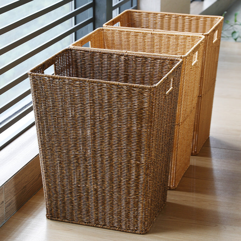 Eco-Friendly Woven Storage Basket Light Brown | Thrascher
