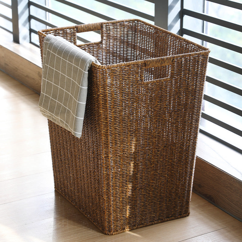 Eco-Friendly Woven Storage Basket Light Brown | Thrascher