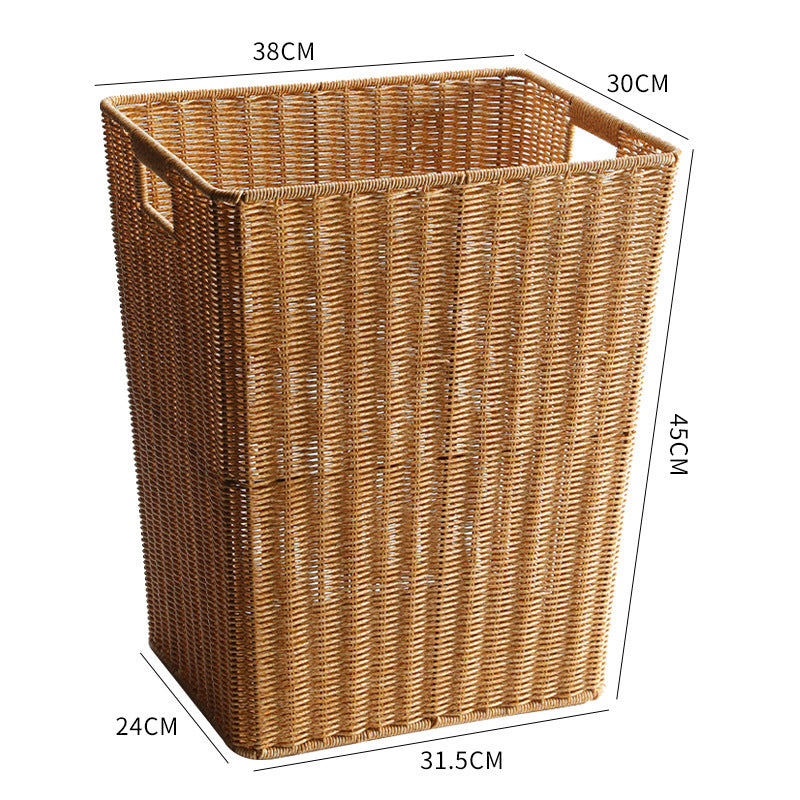 Eco-Friendly Woven Storage Basket Light Brown | Thrascher