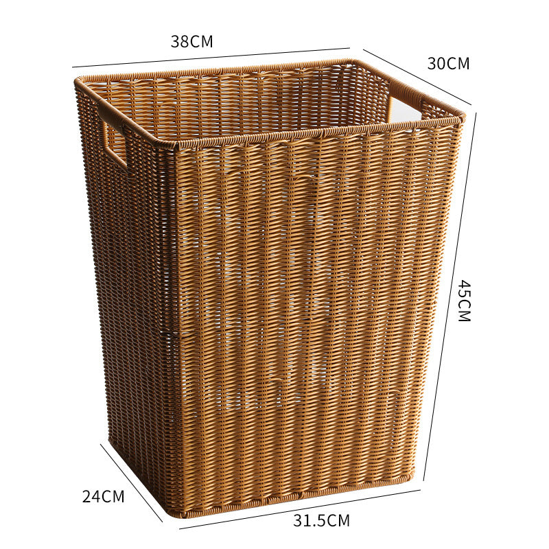 Eco-Friendly Woven Storage Basket Light Brown | Thrascher