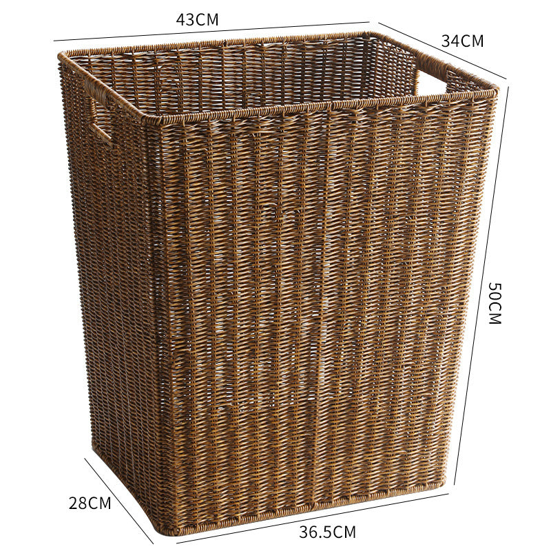 Eco-Friendly Woven Storage Basket Light Brown | Thrascher