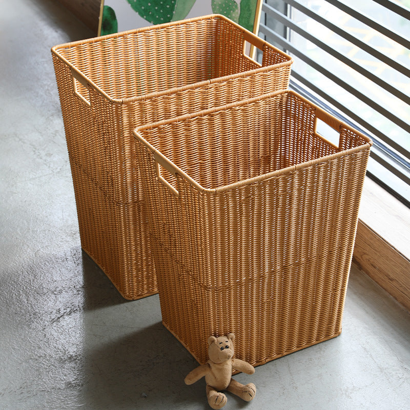 Eco-Friendly Woven Storage Basket Light Brown | Thrascher