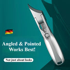 Precision Nail Clippers, Straight or 25° Angled Edge, Die-Cast Metal