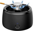 Electric Smokeless Ashtray with Activated Carbon Filter, USB Rechargeable